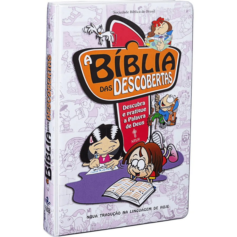 Bíblia das Descobertas Para Adolescente Rosa
