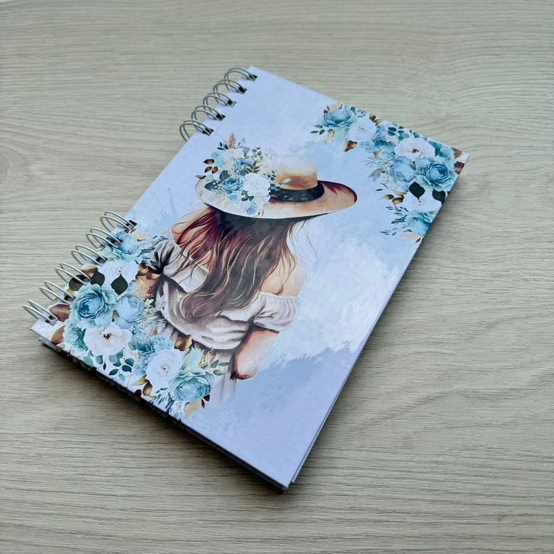 Caderno Devocional Garota Azul