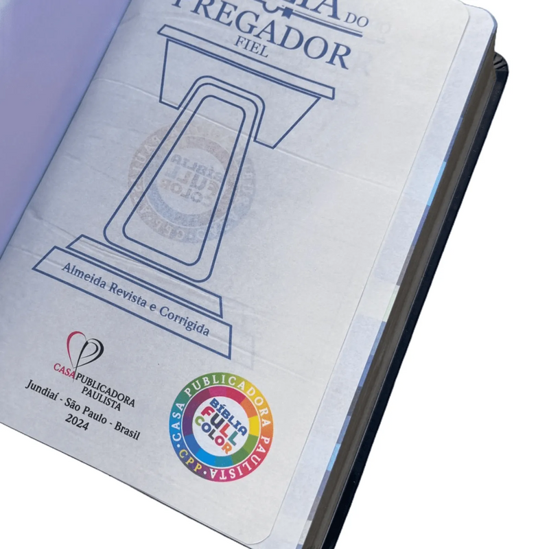 Bíblia De Estudo Do Pregador Fiel Capa Luxo Preto