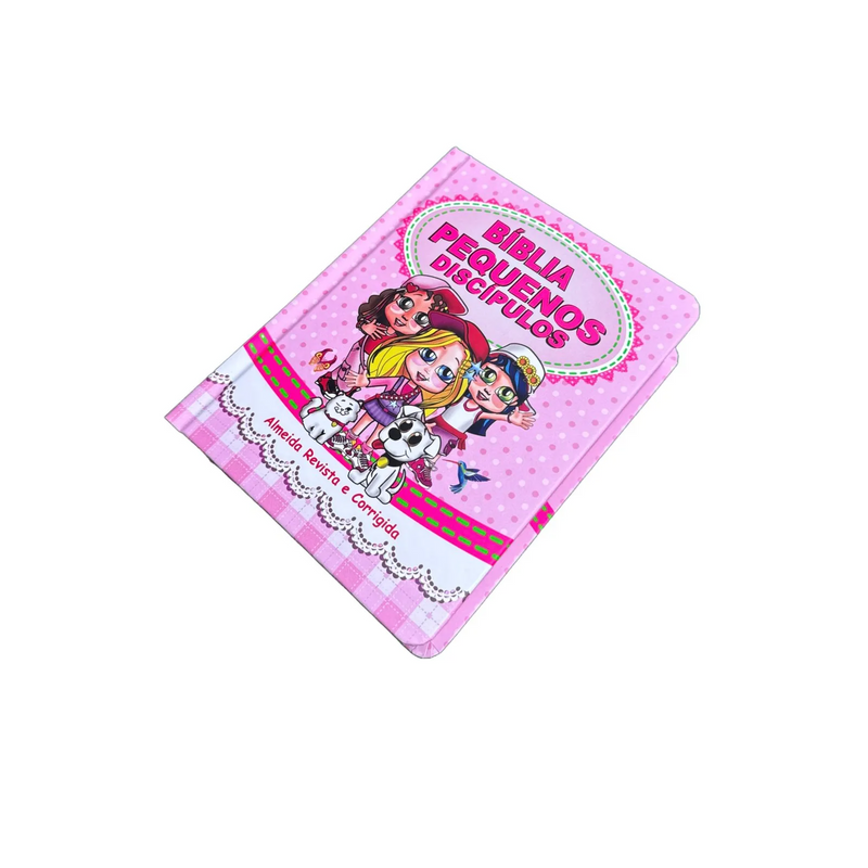 Biblia Infantil Rosa Pequenos Discípulos
