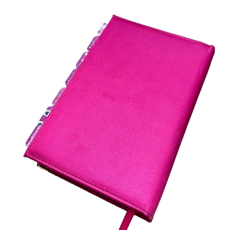 Bíblia Filha do Rei Pink Com Abas ARC