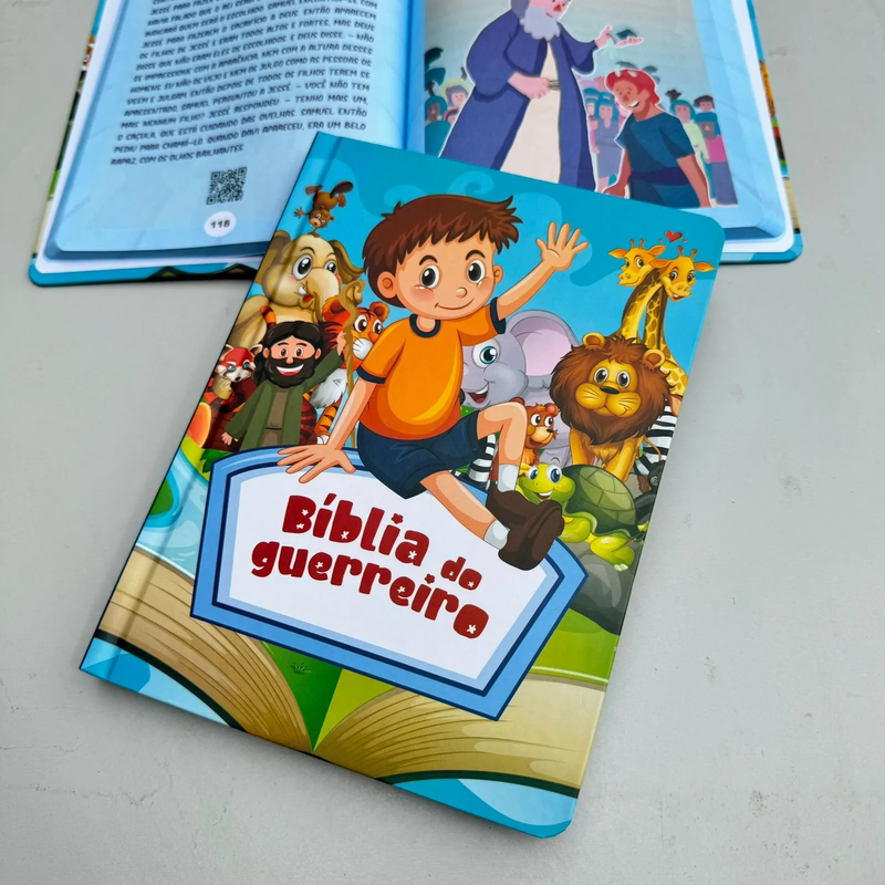 Biblia do Guerreiro Com Ilustrações Capa Almofadada