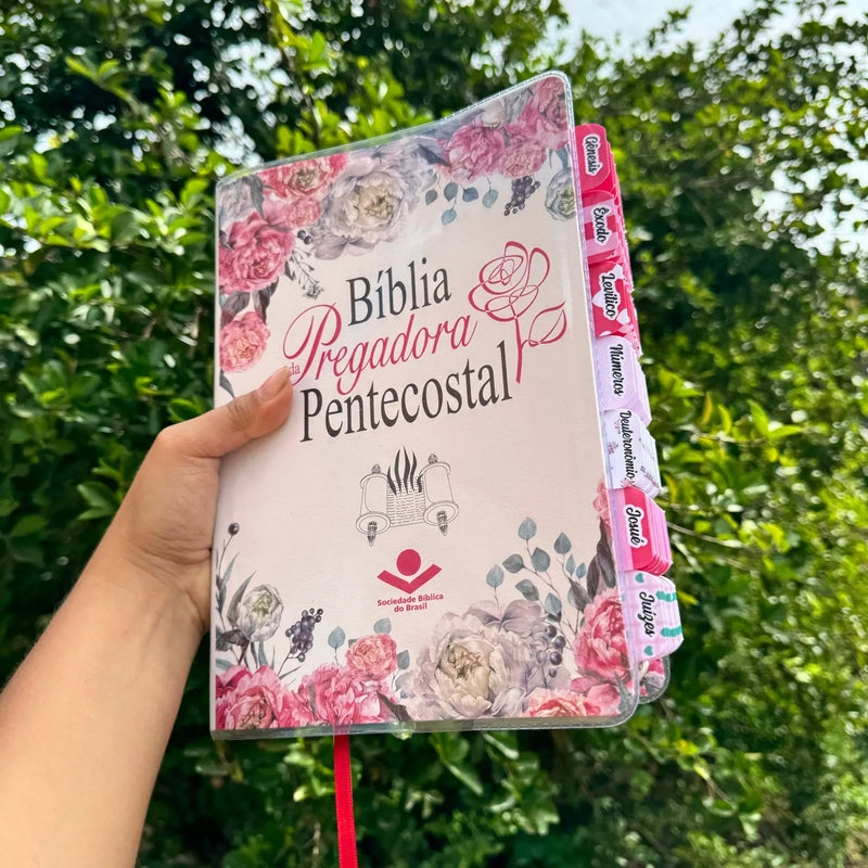 Bíblia da Pregadora Pentecostal Grande Com Abas