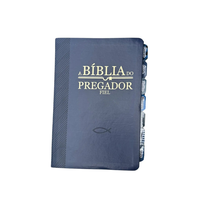 Bíblia de Estudo do Pregador Fiel Azul