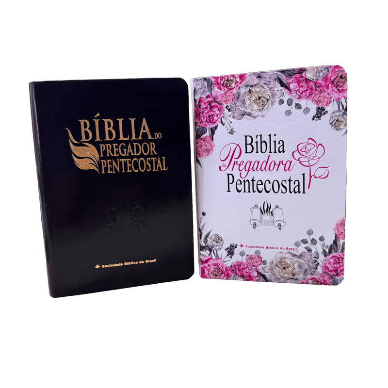 Kit Bíblias de Estudo do Pregador e Pregadora Pentecostal Media