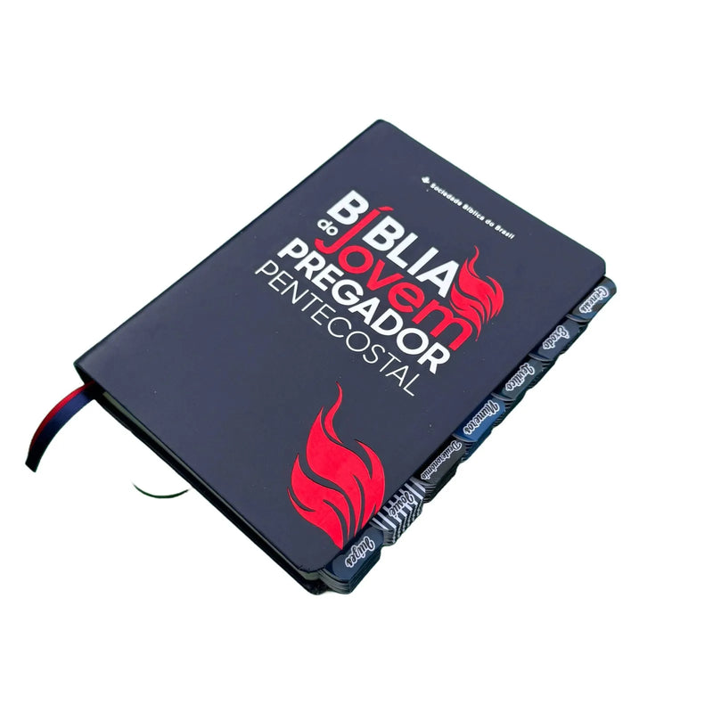 Biblia de estudo do Jovem Pregador Pentecostal Azul